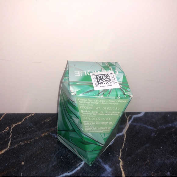 Clinique 2 Piece Lip Luxury Set Lip Colour/Primer Lipstick in PLUM POP + Plumper - Picture 8 of 8